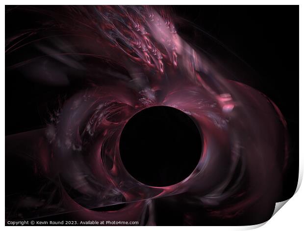 Black Hole Print by Kevin Round