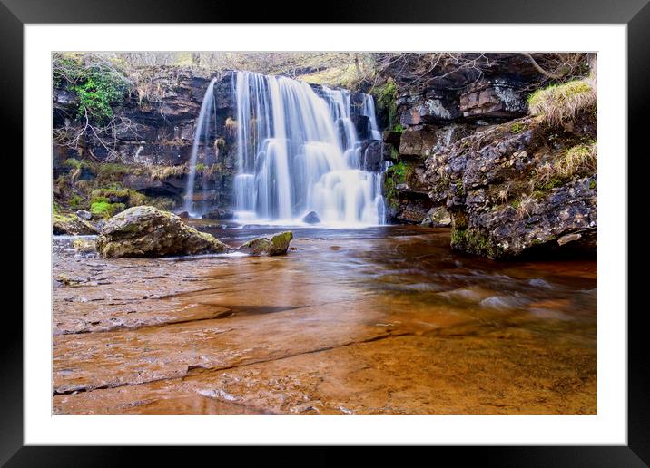 East Gill Force Swaledale Framed Mounted Print by Tim Hill