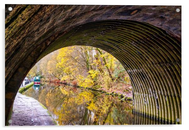 Hebden Bridge West Yorkshire Acrylic by Steve Smith