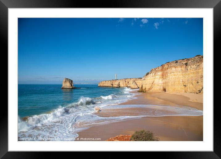 Ferragudo Caneiros Beach, Algarve Framed Mounted Print by Gary Collett