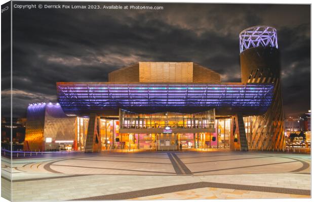 The Lowry Manchester Canvas Print by Derrick Fox Lomax