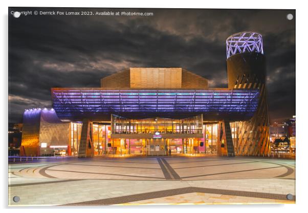 The Lowry Manchester Acrylic by Derrick Fox Lomax