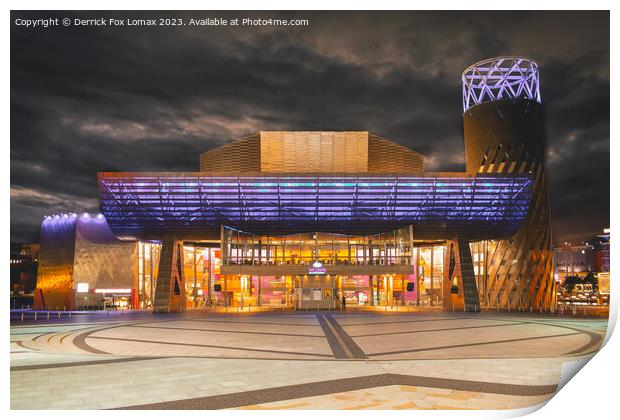 The Lowry Manchester Print by Derrick Fox Lomax