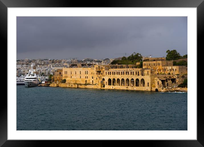 Lazzaretto of Manoel Island in Malta Framed Mounted Print by Artur Bogacki