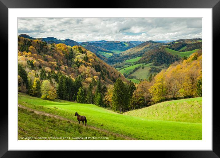 Jura Mountains Framed Mounted Print by Slawek Staszczuk