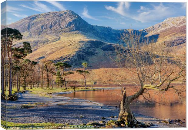 Buttermere Lake Canvas Print by George Hopkins
