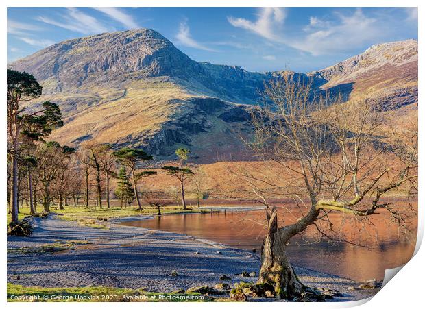 Buttermere Lake Print by George Hopkins