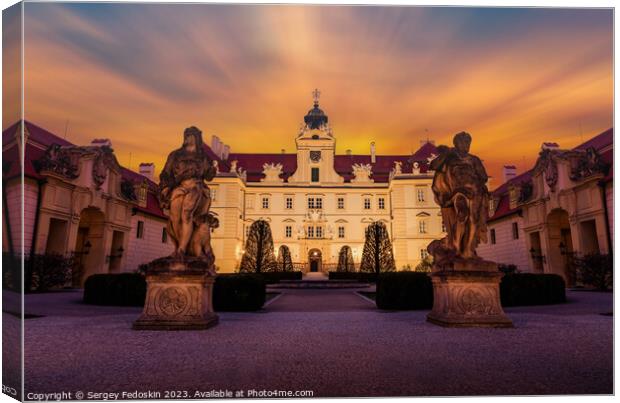 Castle in Valtice, South Moravia, Czechia Canvas Print by Sergey Fedoskin