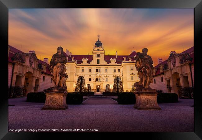 Castle in Valtice, South Moravia, Czechia Framed Print by Sergey Fedoskin
