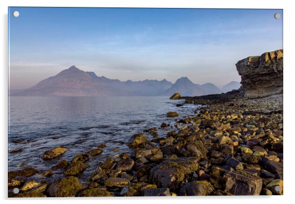 Elgol Isle of Skye Acrylic by Derek Beattie