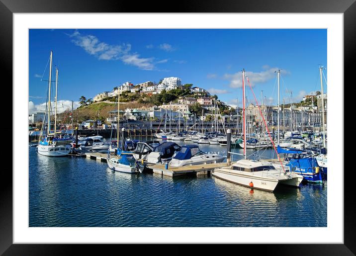 Torquay Harbour  Framed Mounted Print by Darren Galpin