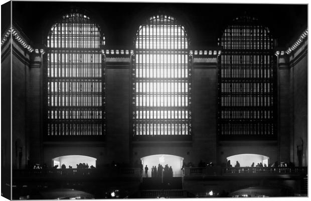 Grand Central Windows Canvas Print by Chris Lord