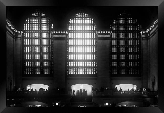Grand Central Windows Framed Print by Chris Lord