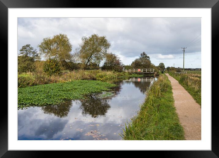 Swing bridge of the Leeds Liverpool canal Framed Mounted Print by Jason Wells