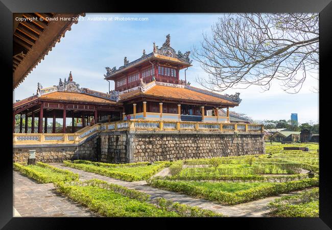 Hue Imperial Palace Framed Print by David Hare