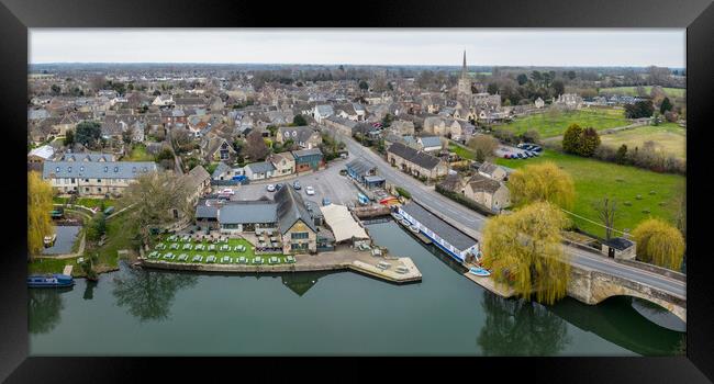 Lechlade on Thames Framed Print by Apollo Aerial Photography