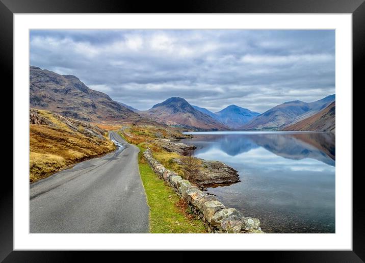 Wast Water Approach Framed Mounted Print by Jack Marsden