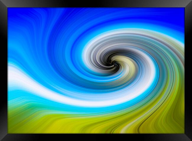 Twirl and Swirl in Landscape Format  Framed Print by Antonio Ribeiro