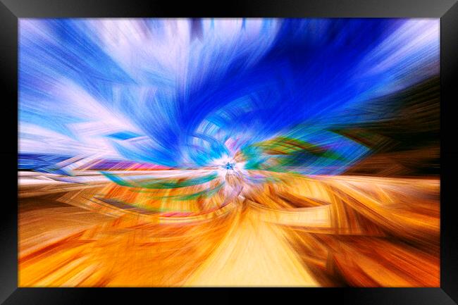 Twirl and Swirl in Landscape Format  Framed Print by Antonio Ribeiro