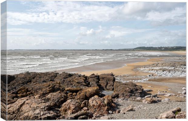 Ogmore Wales Canvas Print by Kevin Round