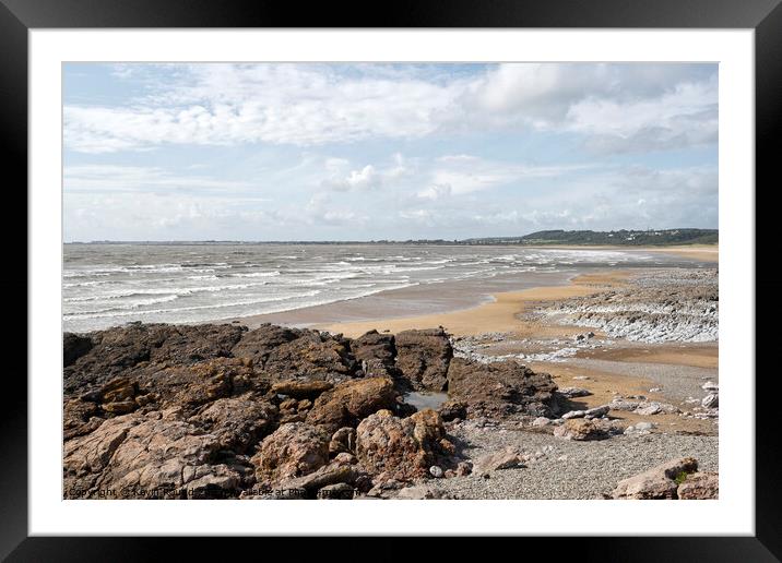 Ogmore Wales Framed Mounted Print by Kevin Round