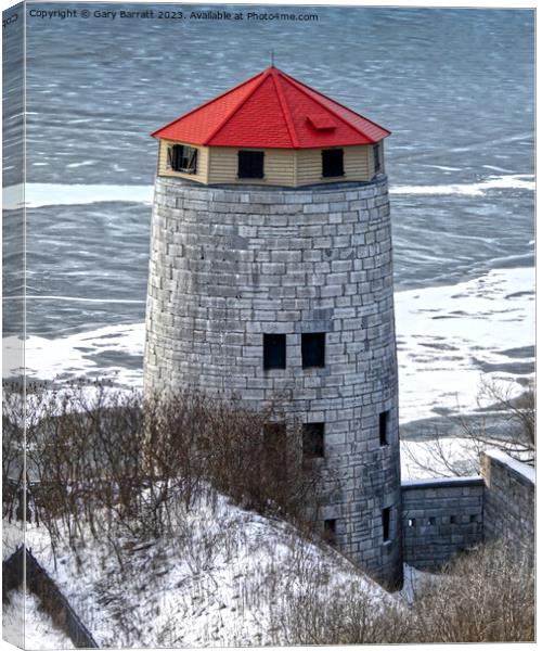 Defensive Fortress Tower Fort Henry. Canvas Print by Gary Barratt