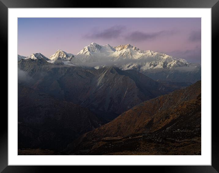 Kangchenjunga Framed Mounted Print by Andy Armitage