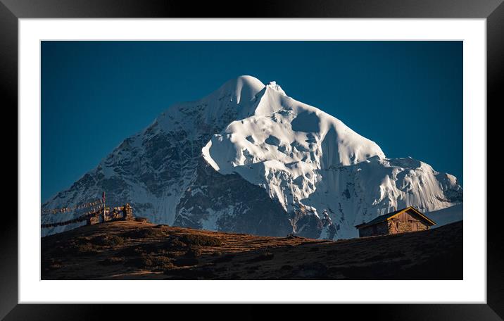 Pandim Peak  Framed Mounted Print by Andy Armitage