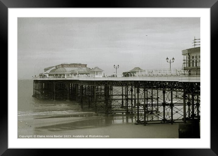 Cromer Pier Framed Mounted Print by Elaine Anne Baxter