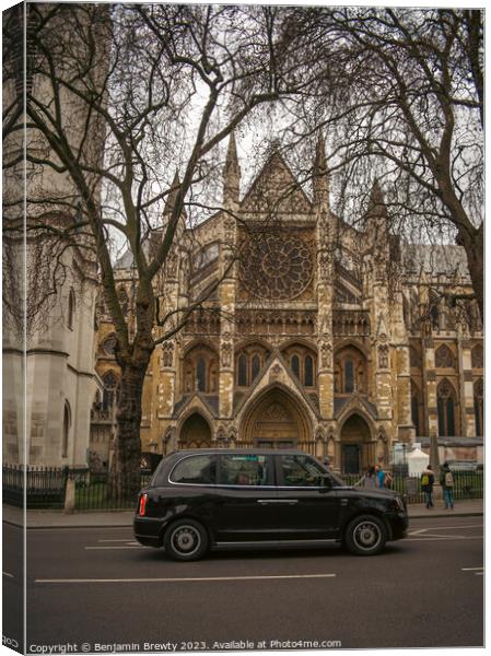 Westminster Abbey Canvas Print by Benjamin Brewty