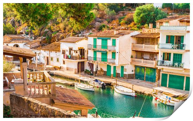 Cala Figuera, Balearic Islands Print by Alex Winter