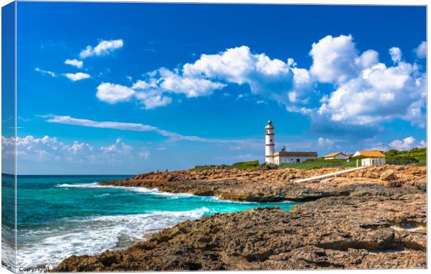 lighthouse of Cap de Ses Salines Canvas Print by Alex Winter