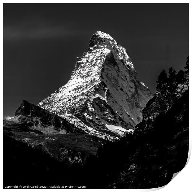 Majestic Matterhorn - A Breathtaking View - 3 Print by Jordi Carrio