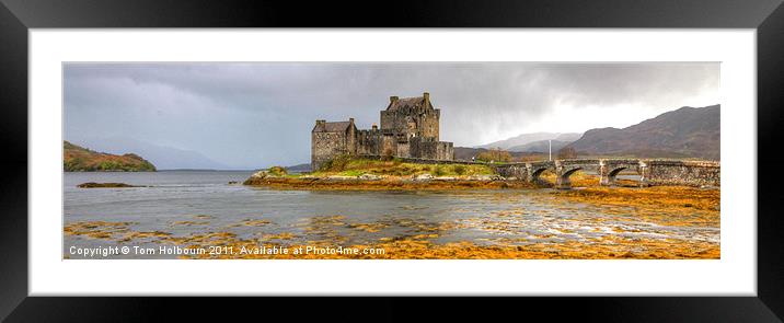 Eilean Donan Castle, Scotland Framed Mounted Print by Tom Holbourn