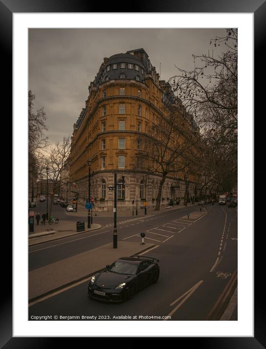 Corinthia London Hotel Framed Mounted Print by Benjamin Brewty