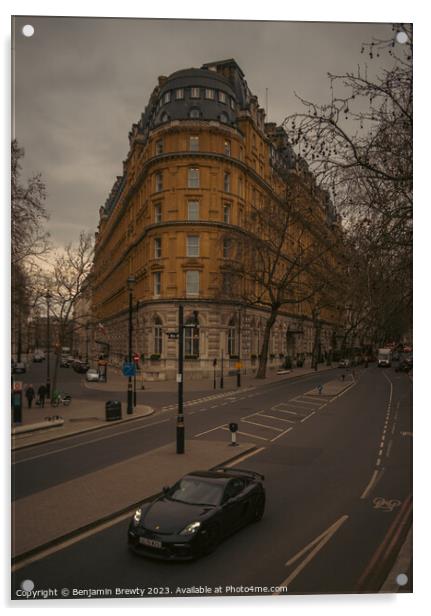 Corinthia London Hotel Acrylic by Benjamin Brewty