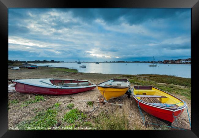 Bosham Harbour Framed Print by Slawek Staszczuk