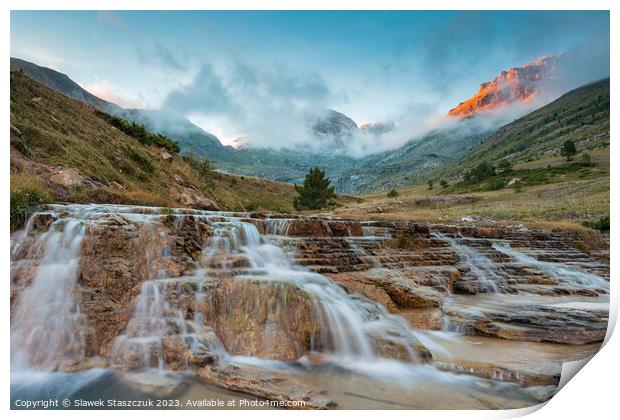 Spanish Pyrenees Print by Slawek Staszczuk