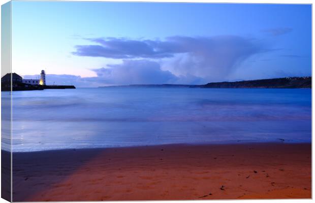 Serenity on Scarboroughs South Bay Canvas Print by Steve Smith