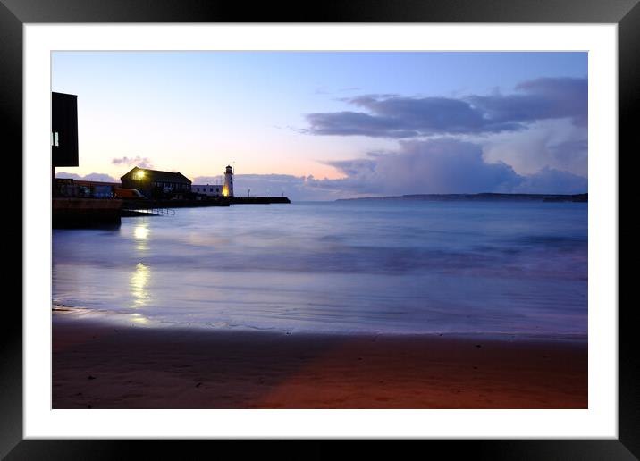 Serenity in Scarborough Framed Mounted Print by Steve Smith