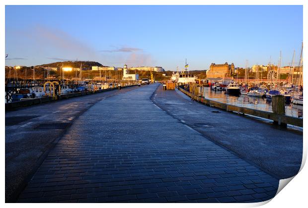 Scarborough South Bay North Yorkshire Print by Steve Smith