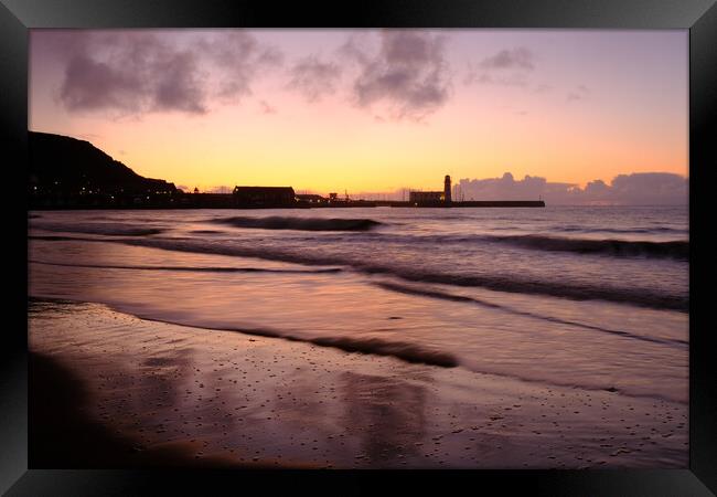 Scarborough South Bay North Yorkshire Framed Print by Steve Smith