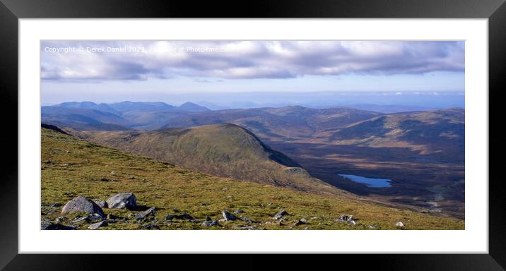 Majestic Highland Vistas Framed Mounted Print by Derek Daniel