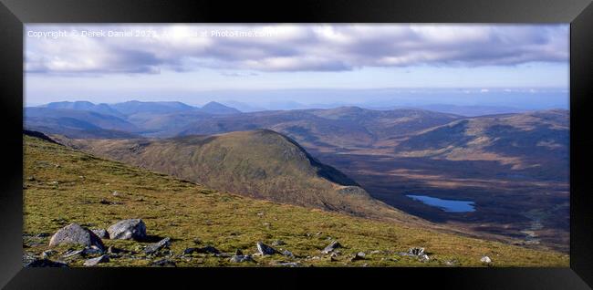 Majestic Highland Vistas Framed Print by Derek Daniel