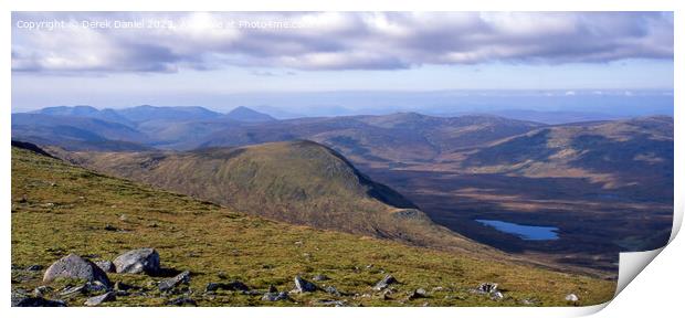 Majestic Highland Vistas Print by Derek Daniel