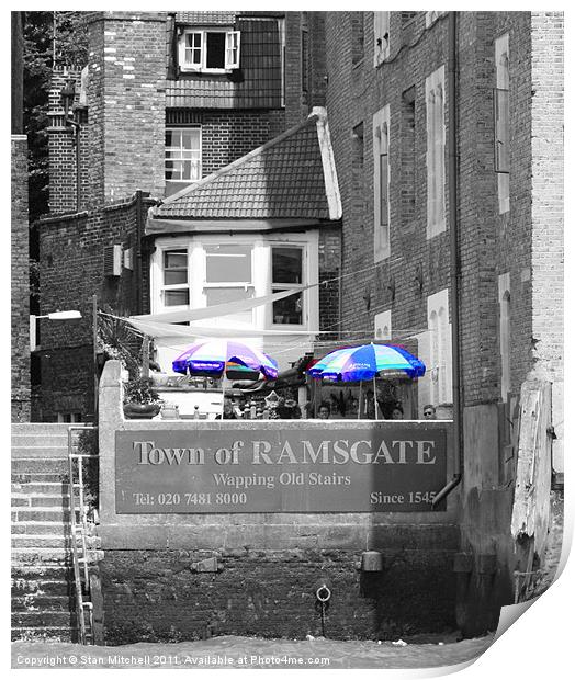 Town of Ramsgate pub Print by Stan Mitchell