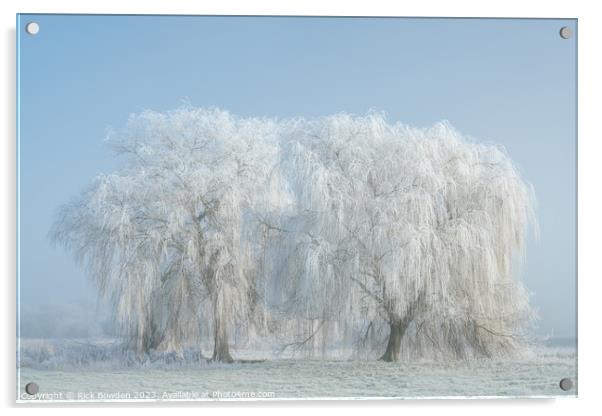 Wensum Winter Wonderland Acrylic by Rick Bowden
