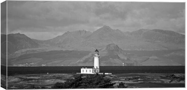 Turnberry lighthouse, South Ayrshire Canvas Print by Allan Durward Photography