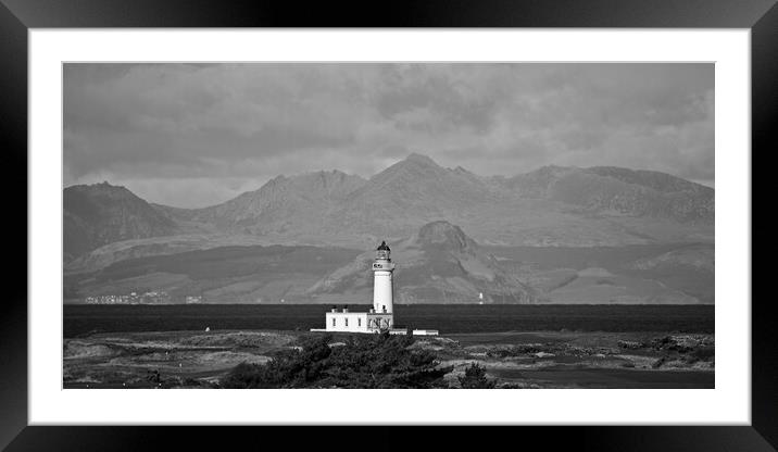 Turnberry lighthouse, South Ayrshire Framed Mounted Print by Allan Durward Photography