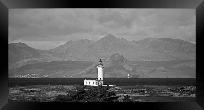 Turnberry lighthouse, South Ayrshire Framed Print by Allan Durward Photography